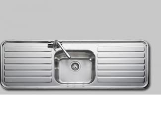 Luxe single bowl kitchen sink