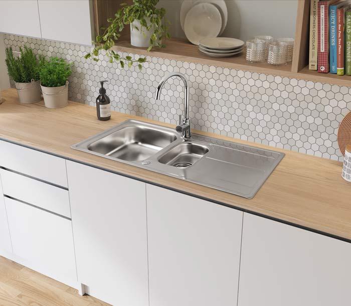 aria stainless steel sink